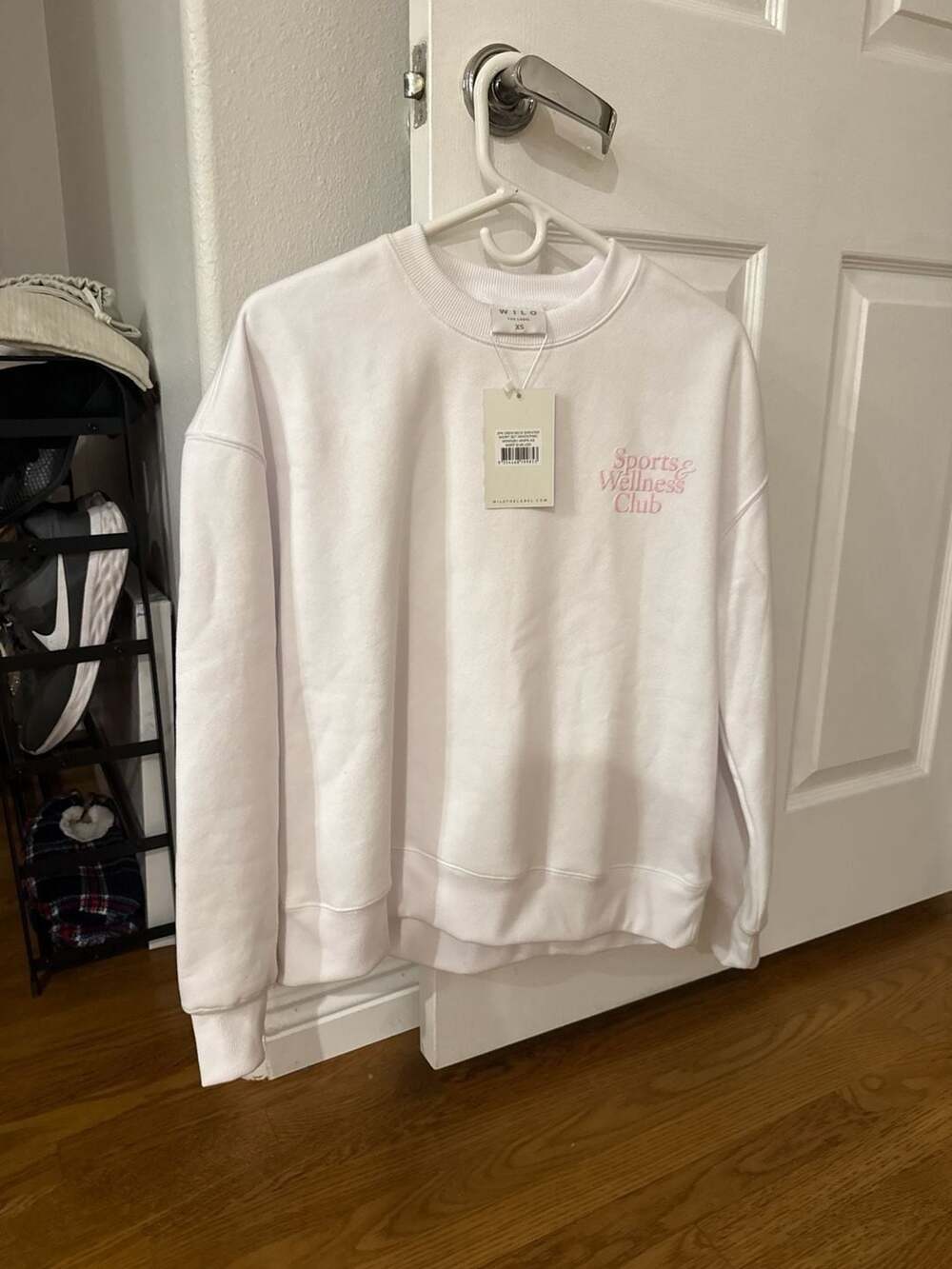 Wilo The Label Sports & Wellness Club Embroidered Oversized Crewneck Sweater